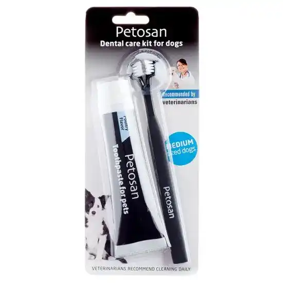 Petosan Dental Care Kit for Medium Dogs 16293