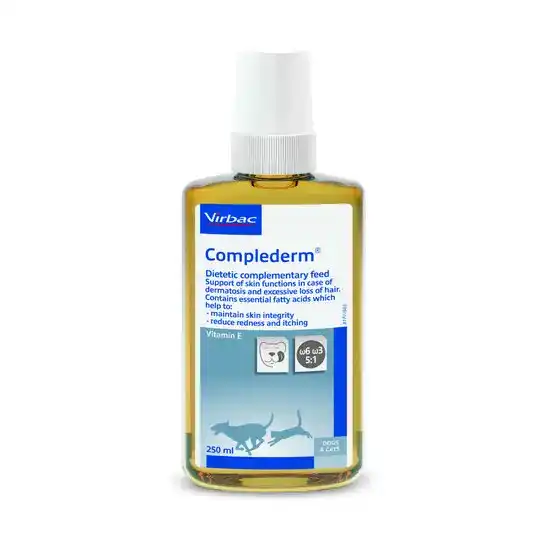Complederm Skin Function Nutritional Support Liquid for Dogs & Cats 1114
