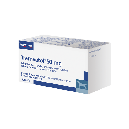 Tramvetol Tablets for Dogs 50mg 15763
