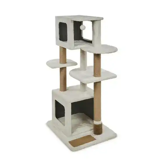Petface Multi-Level Cat Scratch Post Activity Tower 113cm height 18703
