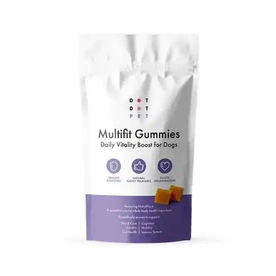 DotDotPet Multifit Immune Boosting Daily Gummy Supplements for Dogs 30 Pieces 17010