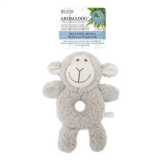 Aromadog Senior Fleece Ring Dog Toy 18477