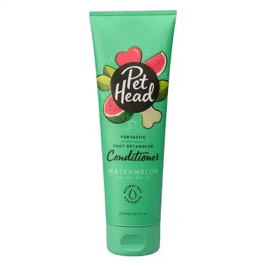 Pet Head Furtastic Knot Detangling Conditioner for Dogs with Watermelon and Shea Butter 250ml Bottle 4409