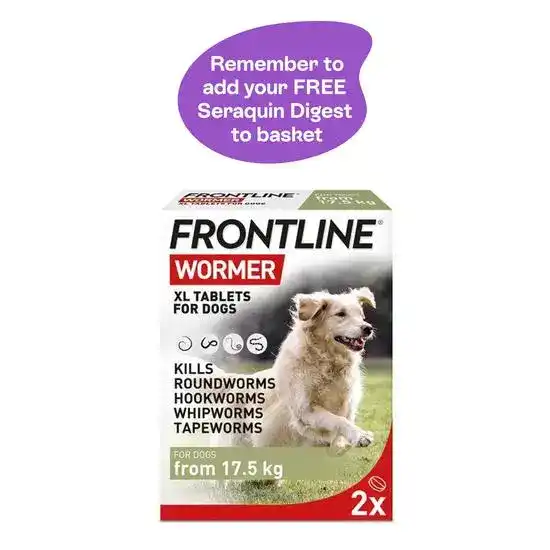 FRONTLINE WORMER XL Flavoured Tablets for Dogs (17.5kg and over) 2888