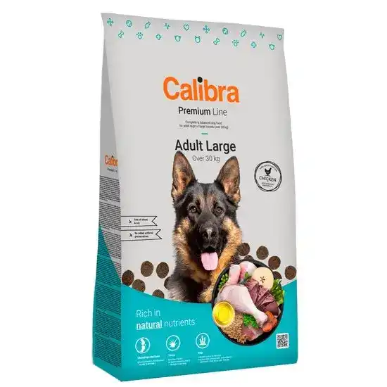 Calibra Premium Line Adult Large Breed Dry Dog Food with Chicken 18007