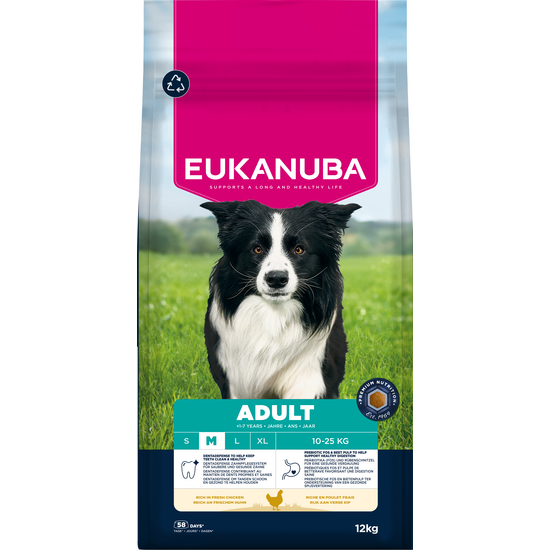 Eukanuba Adult Medium Breed Chicken Dry Dog Food 1364