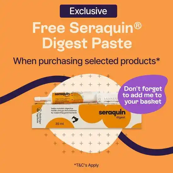 FREE Seraquin Digest Digestive Health Paste for Dogs & Cats 30ml 19632