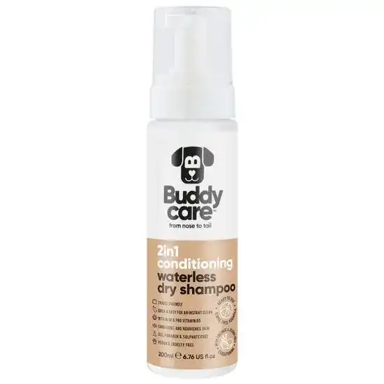 Buddycare 2in1 Conditioning Waterless Dry Dog Shampoo 20153