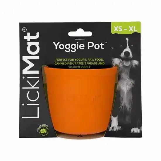 LickiMat Yoggie Pot Slow Feeder Bowl for Dogs 17389