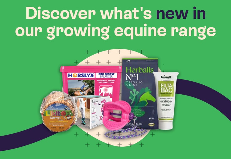 Discover what&#39;s new in our growing equine range