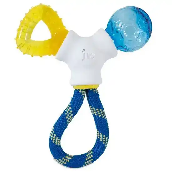 JW Puppy Connects 3-in-1 Teething Chew Toy for Dogs 15669