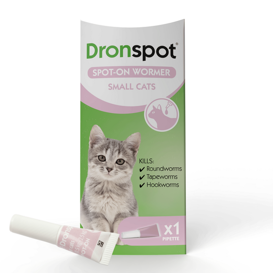 Dronspot Spot-On Wormer for Small Cats (0.5kg-2.5kg) 10223
