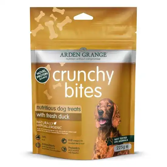 Arden Grange Crunchy Bites Dog Treats Fresh Duck 1 x 225g 16880