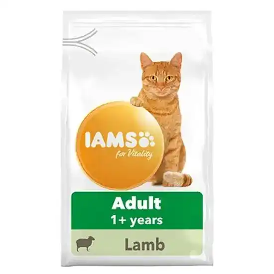 Iams for Vitality Adult Dry Cat Food with Lamb 16129