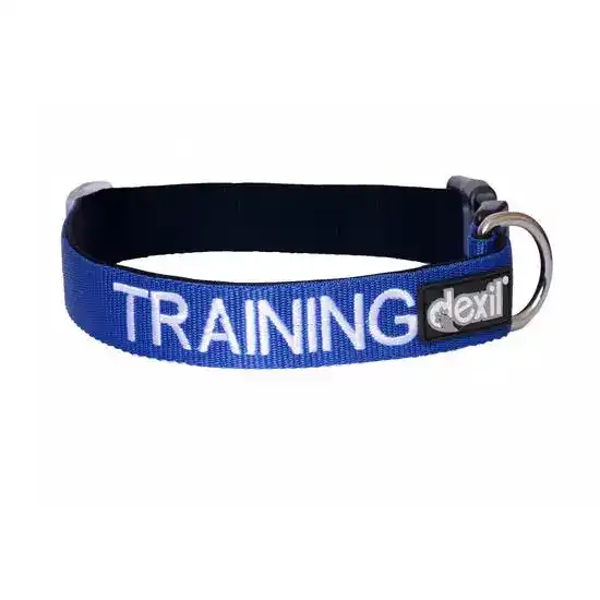 Dexil Training Awareness Dog Collar Blue 18600