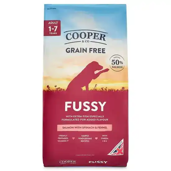 Cooper & Co Grain Free Adult Fussy Dry Dog Food Salmon