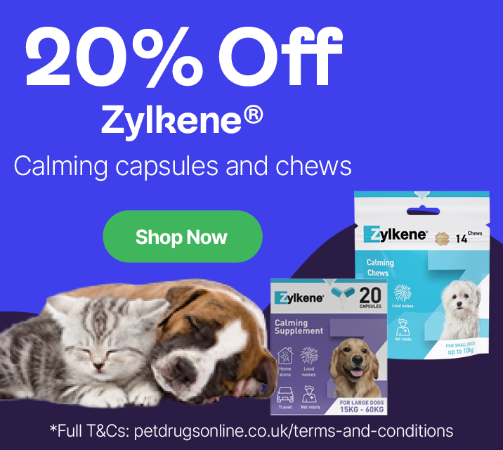 20% Off* Zylkene Capsules & Chews*