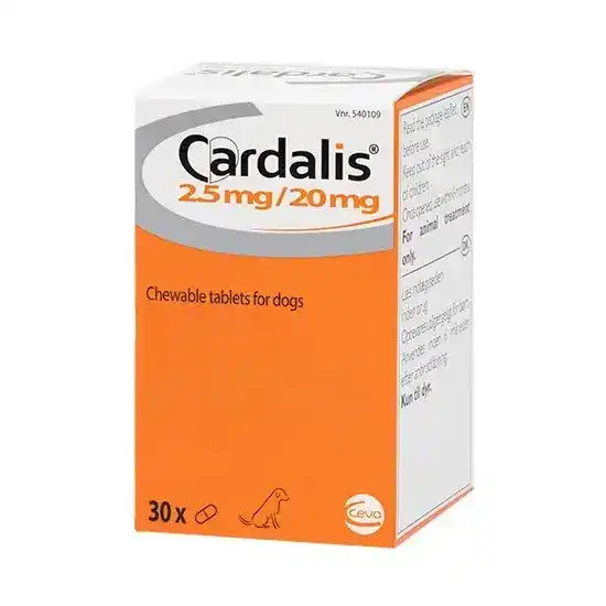 Cardalis Chewable Tablets for Dogs 2.5mg/20mg 3661