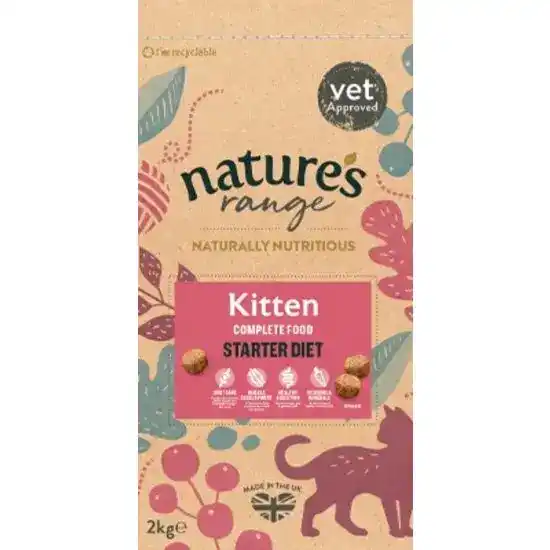 Nature's Range Kitten Starter Dry Cat Food 17205
