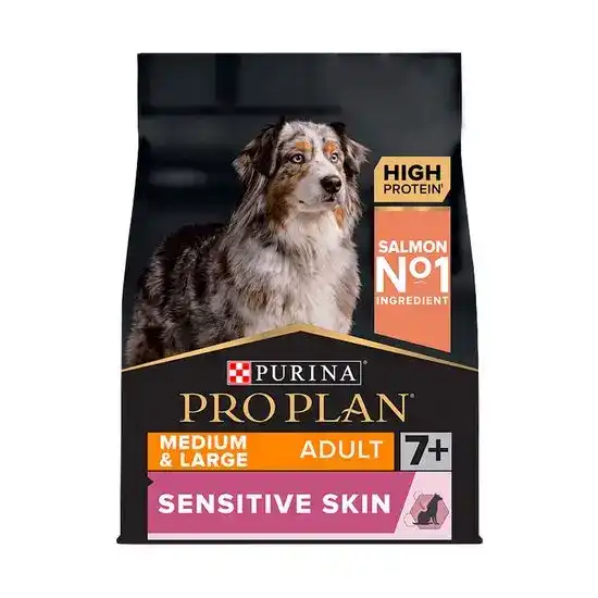 PURINA PRO PLAN Medium & Large Breed Senior Adult 7+ Sensitive Skin Dry Dog Food with Salmon 16891