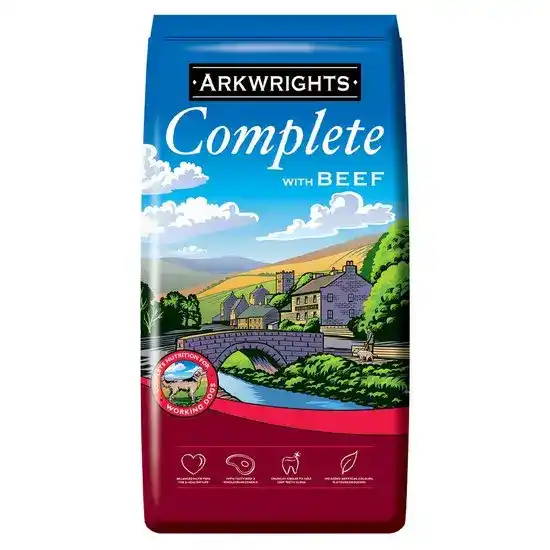 Arkwrights Complete Adult and Senior Working Dry Dog Food with Beef 17700