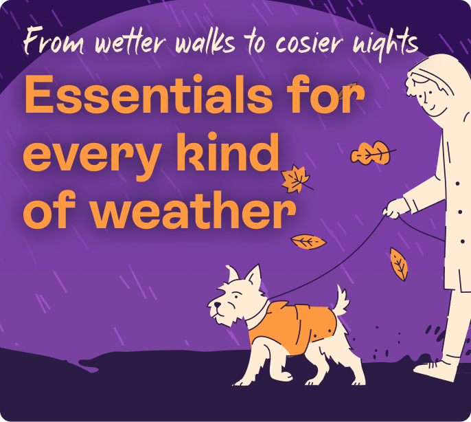 From wetter walks to cosier nights - Essentials for every kind of weather