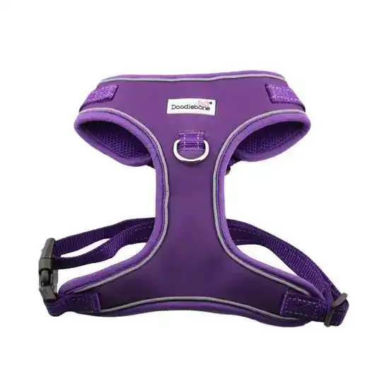 Doodlebone Adjustable Airmesh Dog Harness Violet 18831