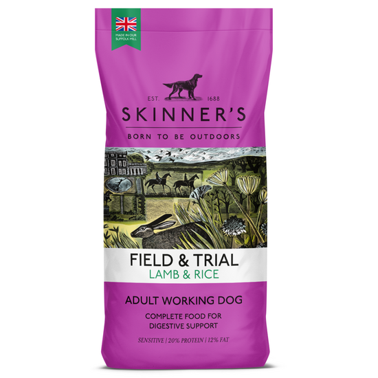 Skinner's Field & Trial Working Adult Dry Dog Food Lamb & Rice 17729
