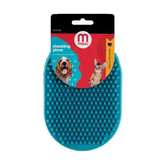Mikki Short & Medium Coat Shedding Glove for Dogs & Cats 16411