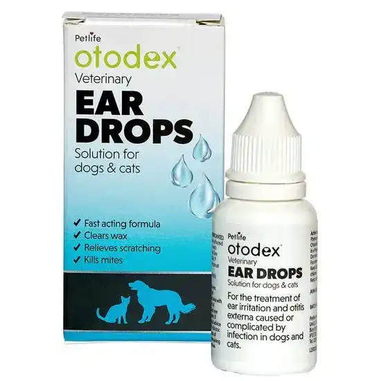 Otodex Ear Drops for Cats & Dogs 1548