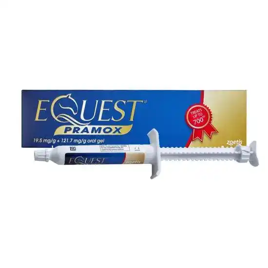 Equest Pramox Oral Gel Wormer for Horses 19.5mg/g + 121.7mg/g 1171