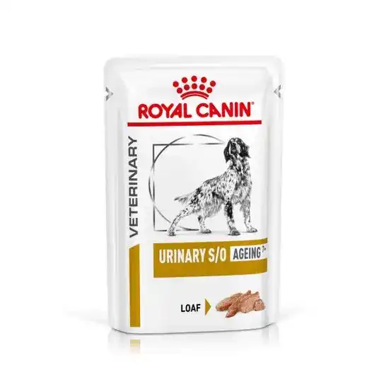 ROYAL CANIN Veterinary Health Nutrition Ageing 7+ Urinary S/O Wet Dog Food Loaf 15983