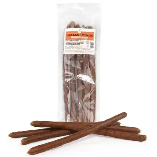 JR Pet Products British Premium Chicken Sausage Treats for Dogs 5 Pack 18866