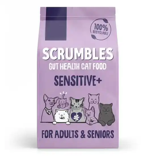 Scrumbles Sensitive+ Grain Free Dry Cat Food 19523