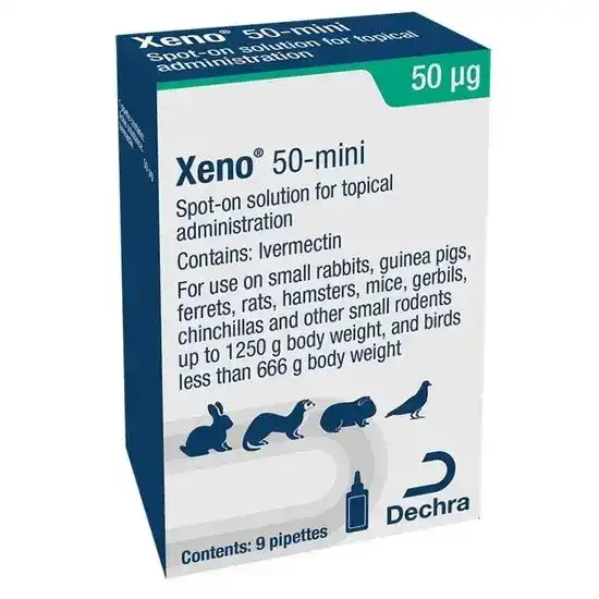 Xeno 50-Mini Spot-On Parasite Control 1976