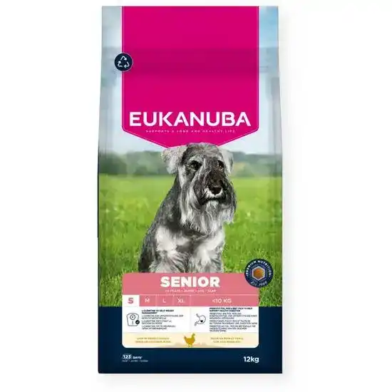 Eukanuba Senior Small Breed Chicken Dry Dog Food 16337
