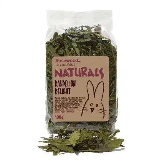 Rosewood Naturals Dandelion Delight Mix for Small Animals 1 x 100g 16967