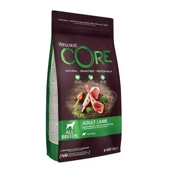 Wellness Core Adult Dry Dog Food Lamb 17032
