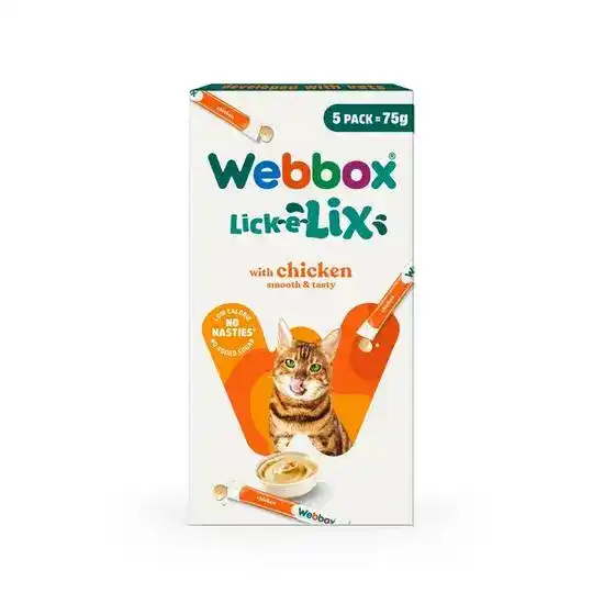Webbox Lick e Lix Chicken Cat Treats 21103