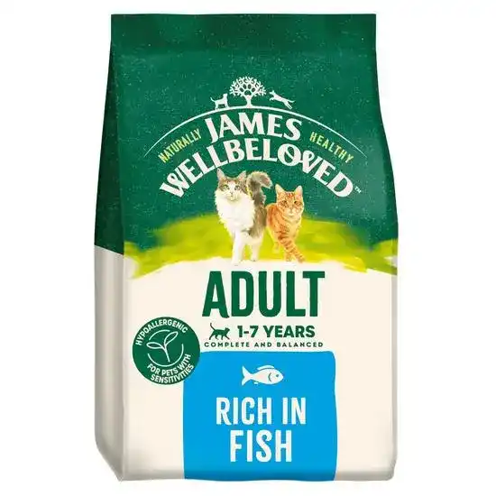 James Wellbeloved Adult Dry Cat Food Fish 18575
