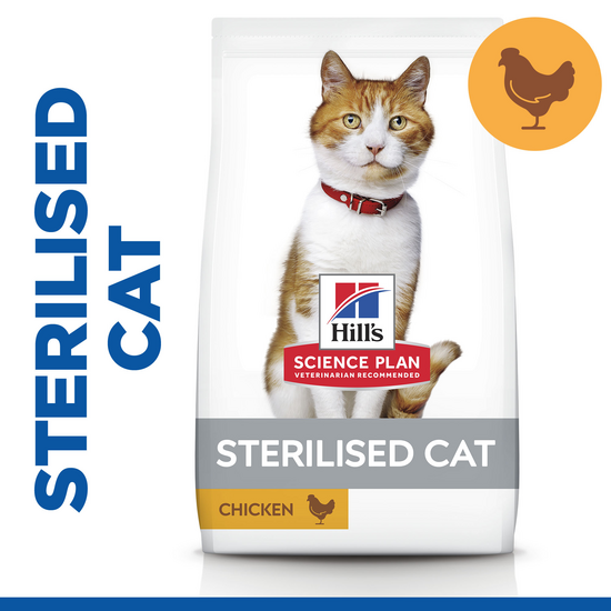Hill's SCIENCE PLAN Speciality Adult Sterilised Dry Cat Food with Chicken 15924