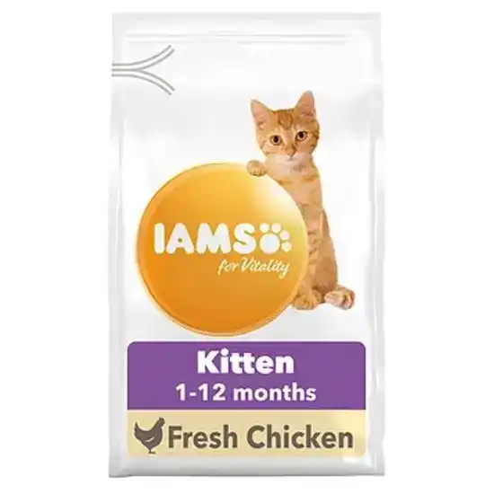 Iams for Vitality Kitten Dry Cat Food with Fresh Chicken 16132