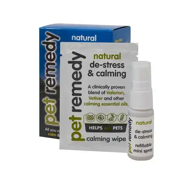 Pet Remedy Natural De-Stress and Calming Travel Essentials Kit for Dogs