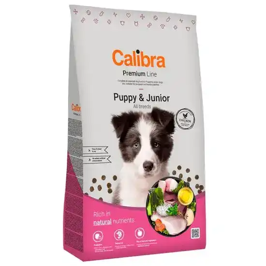 Calibra Premium Line Puppy & Junior Dry Dog Food Chicken 18002