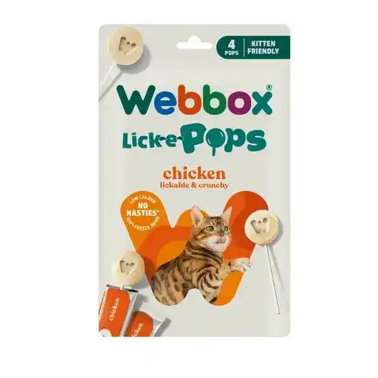 Webbox Lick e Pops Chicken Cat Treats 21101