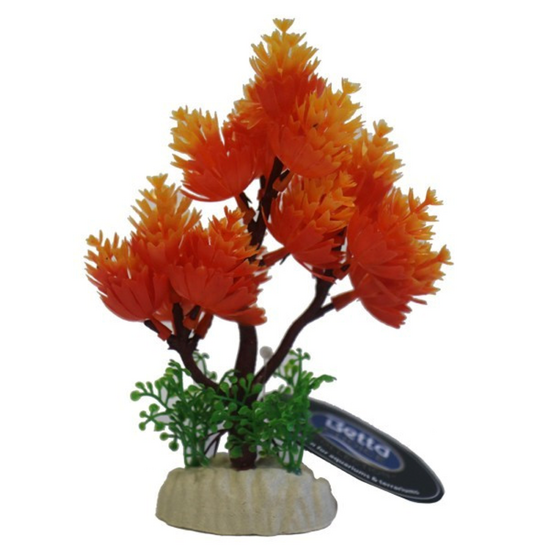 Betta Choice Orange Tree Plastic Aquarium Plant 20290