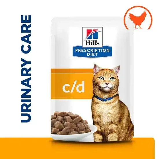 Hill's PRESCRIPTION DIET c/d Multicare Urinary Care Wet Cat Food with Chunks in 15964