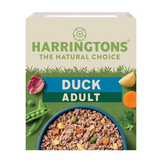 Harringtons Grain Free Adult Wet Dog Food Duck and Potato 8 x 400g Trays 18069
