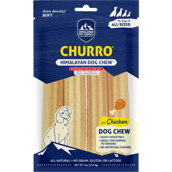 Himalayan Dog Chew Churro with Chicken 4 Pieces 18241