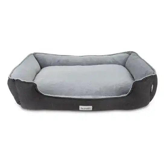 Scruffs Harvard Memory Foam Orthopaedic Box Bed for Dogs Graphite Grey 19206
